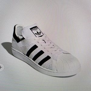 Adidas superstars prime knit Boost! Size 10. Super comfortable!